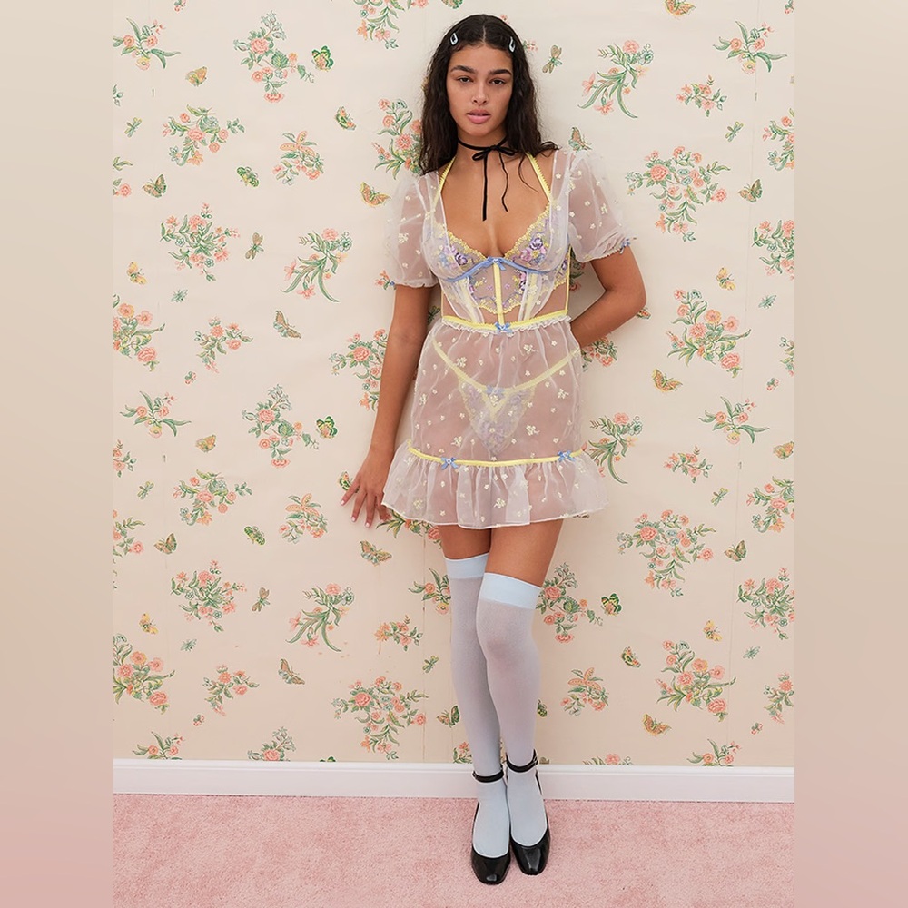 For Love and Lemons Lavender Meadows Dress Lingerie